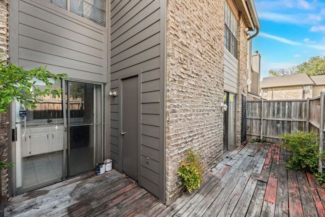 Wooden deck with a sink | Image 18