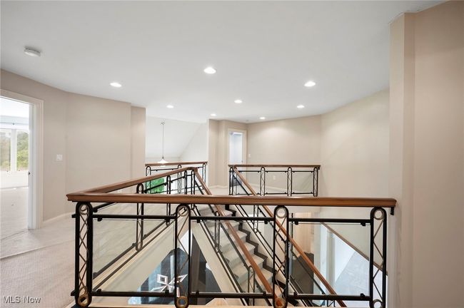 Hall with an upstairs landing and recessed lighting | Image 30