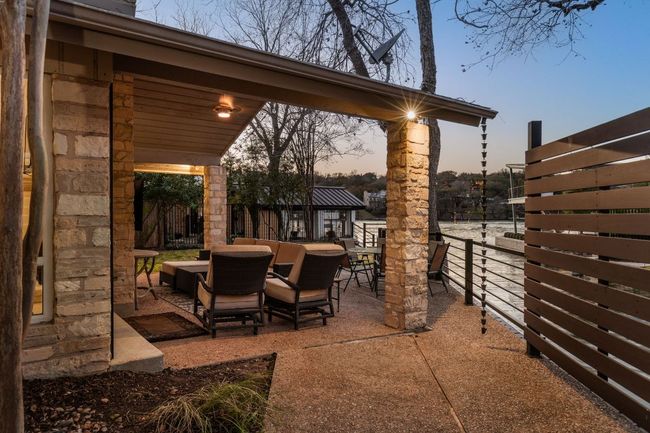 Patio terrace at dusk | Image 34