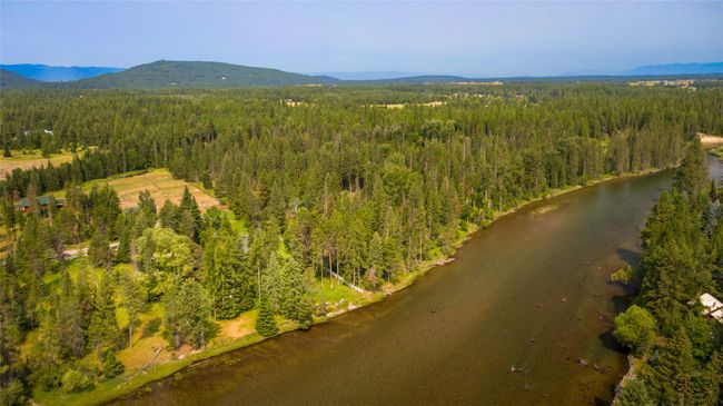 Overview of Property with Montana State Trust Land North of Fence, Aerial | Image 49