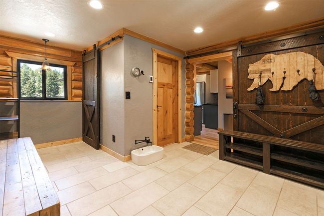 Enrty way featuring, recessed lighting, baseboards, and log walls | Image 13