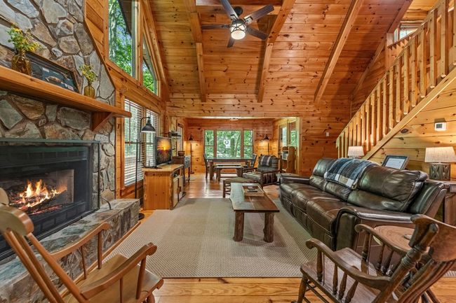 77 Old Covered Bridge Rd, Home with 4 bedrooms, 3 bathrooms and null parking in Cherry Log GA | Image 11