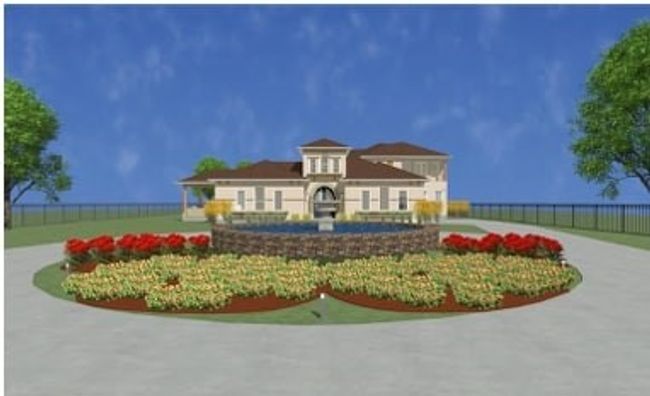 Rendering of possible home with fountain | Image 22