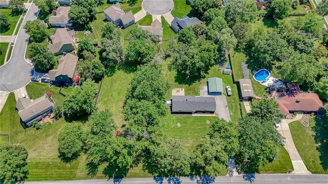 Aerial overview of property's location with nearby suburban area | Image 36