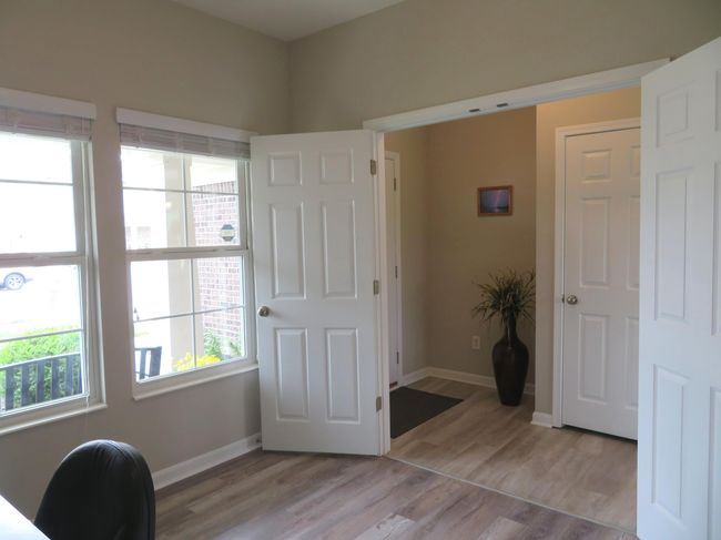View from office to foyer, notice the double doors. | Image 8