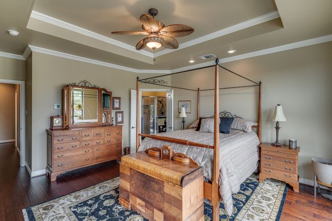 Spacious Primary Bedroom, crown molding | Image 19