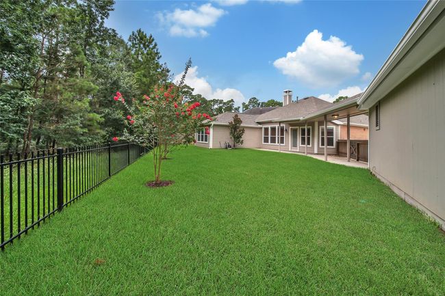 What an awesome backyard! The crepe myrtle trees are beautiful from the back windows of the home and even prettier from outside. | Image 25