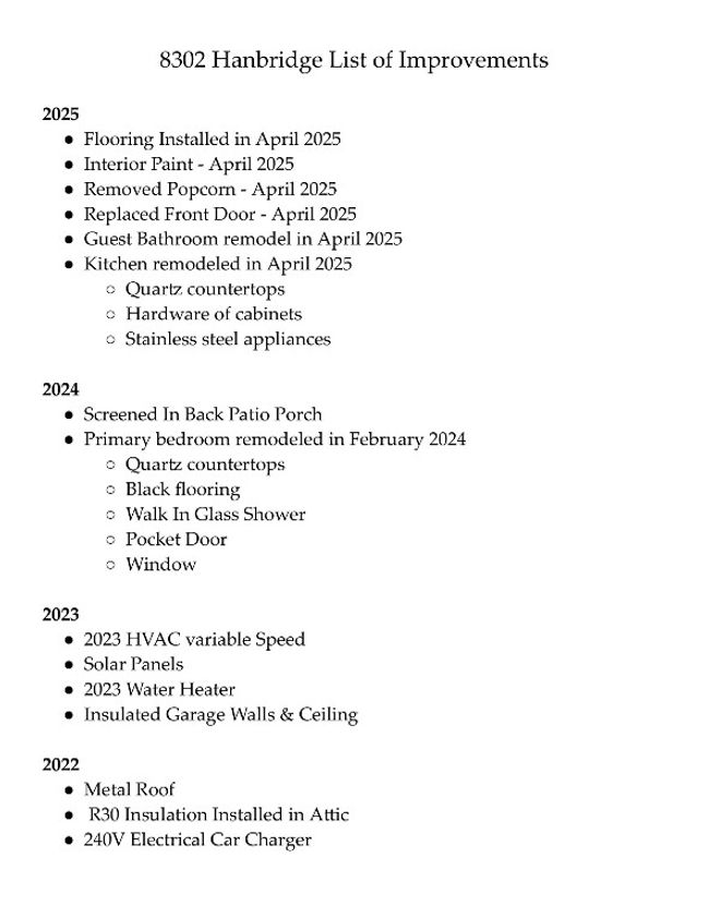 The list of improvements! | Image 39