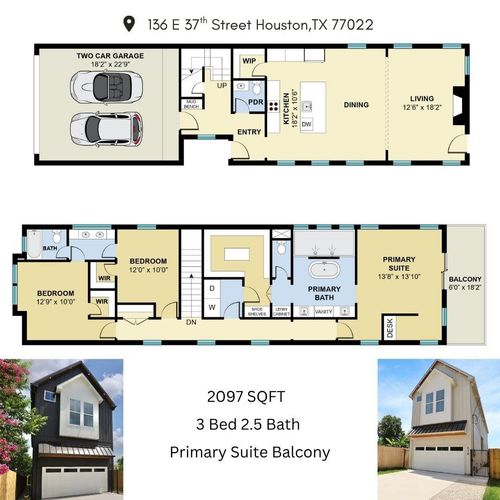 136 E 37th St, Houston, TX, 77018-6530 | Card Image