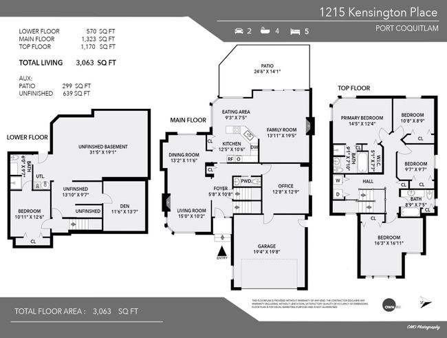 1215 Kensington Place, House other with 5 bedrooms, 3 bathrooms and 6 parking in Port Coquitlam BC | Image 40