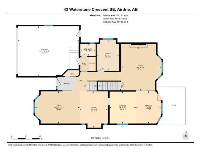43 Waterstone Crescent Se, Home with 4 bedrooms, 3 bathrooms and 4 parking in Airdrie AB | Image 24