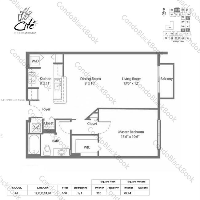 APT-626 - 2000 N Bayshore Dr, Condo with 1 bedrooms, 1 bathrooms and null parking in Miami FL | Image 13