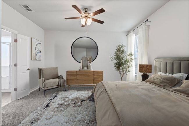 Virtually Staged Primary Bedroom | Image 13
