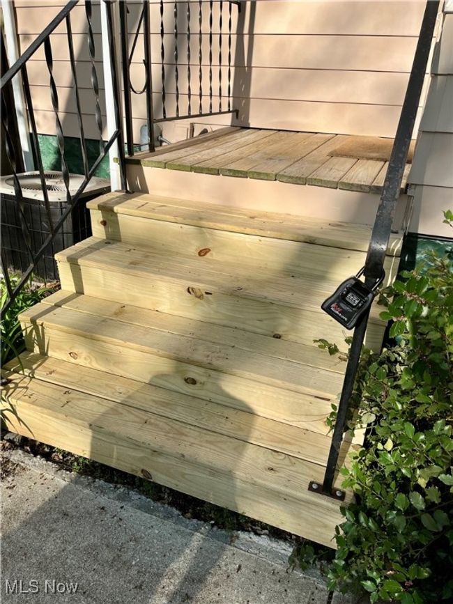 View of new rear stairway | Image 33