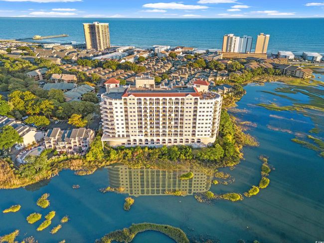 Aerial view of a large body of water | Image 40