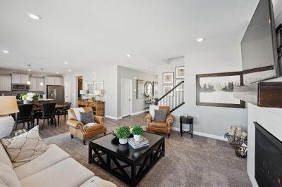 (*Photo of decorated model, actual homes colors and finishes will vary) Another view of the main floor family room, kitchen and dinette | Image 3