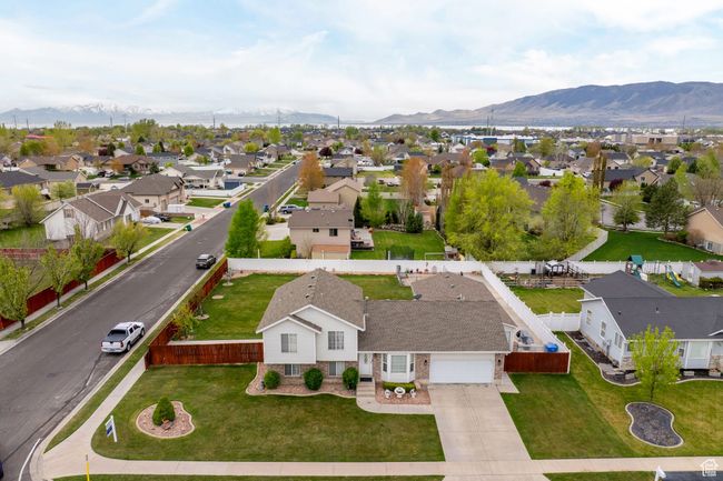 Drone / aerial view featuring a residential view and a mountain view | Image 61