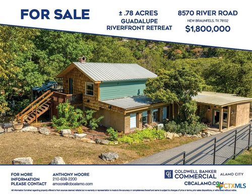 8570 River Rd, New Braunfels, TX, 78132-3127 | Card Image