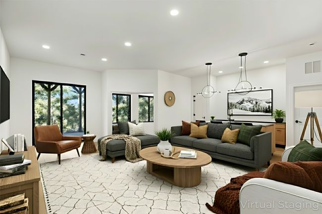 Large Great/Family living area on lower level (virtually staged) | Image 41