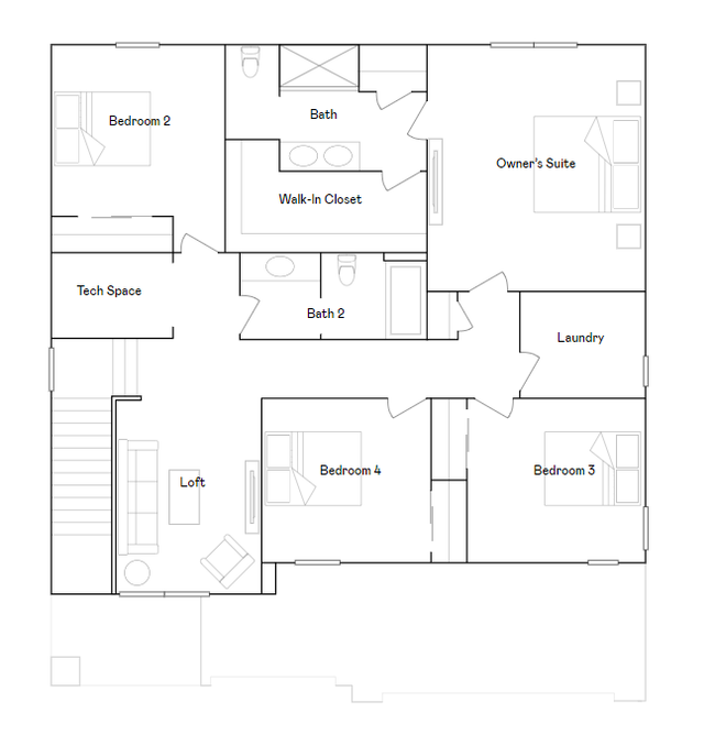 Markham upper level floorplan | Image 19