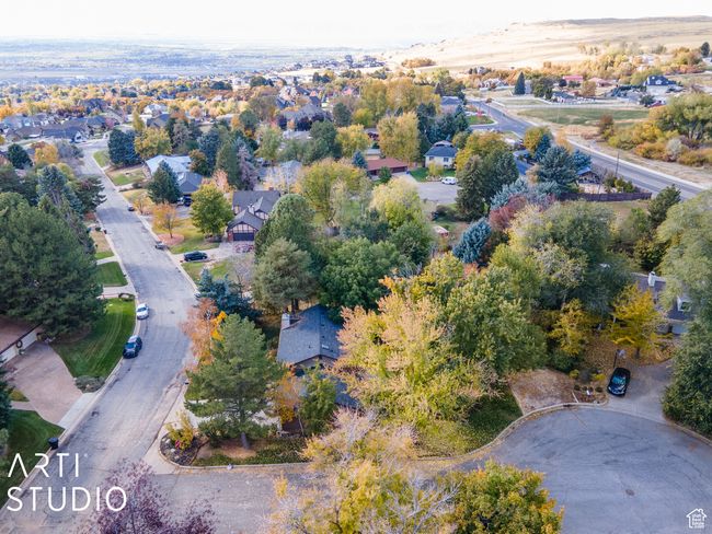 Aerial view of property and surrounding area featuring nearby suburban area | Image 57