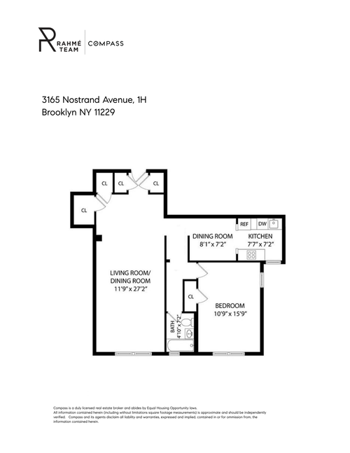 1h-3165 Nostrand Ave, Brooklyn, NY, 11229-3232 | Card Image