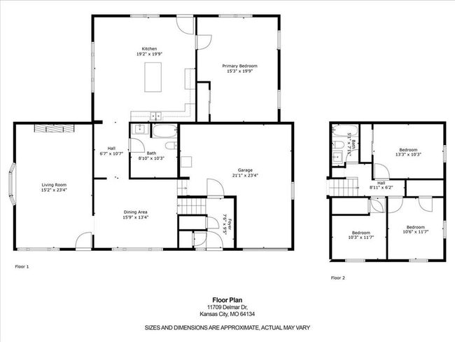 11709 Delmar Dr, House other with 4 bedrooms, 2 bathrooms and null parking in Kansas City MO | Image 4
