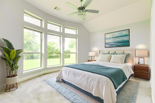Virtual staged guest suite with private bath overlooking the waterfront. | Image 36