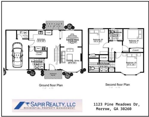 1123 Pine Meadows Dr, Morrow, GA, 30260-1052 | Card Image