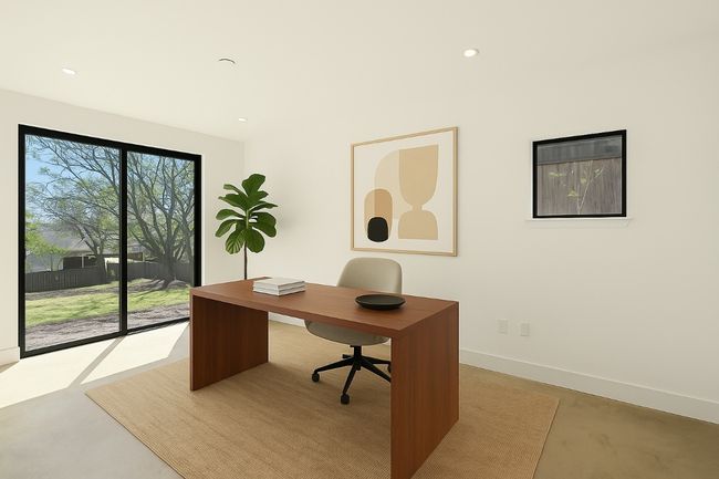 Virtually staged office or downstairs bedroom with en suite bathroom | Image 29