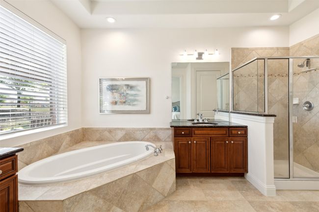 Dual vanities, soaking tub, separate shower, water closet | Image 16