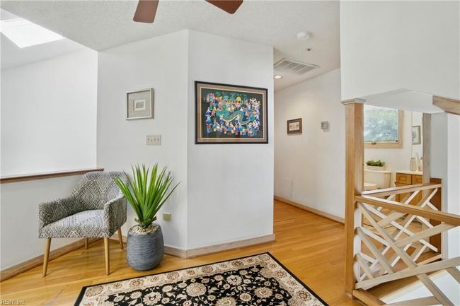 Upstairs landing with oak floors. | Image 30