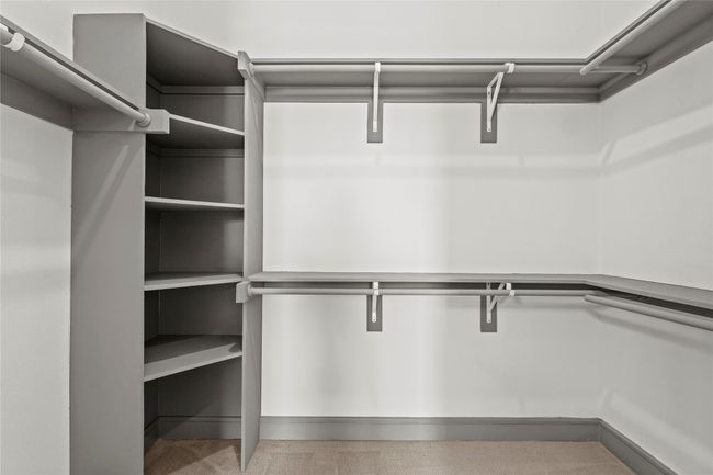Spacious closet featuring carpet | Image 22