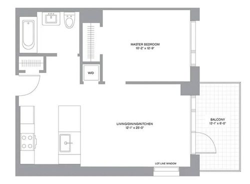 6d-505 W 43rd Street, New York City, NY, 10036 | Card Image