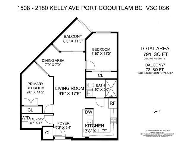 1508 - 2180 Kelly Ave, Condo with 2 bedrooms, 1 bathrooms and 1 parking in Port Coquitlam BC | Image 38