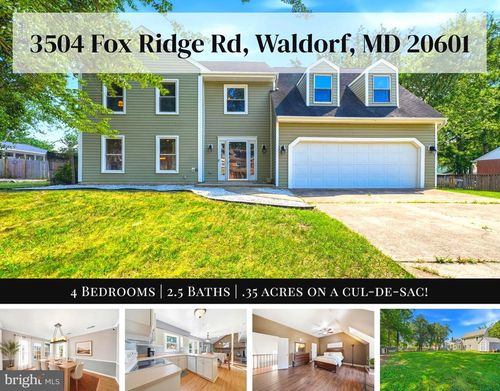 3504 Fox Ridge Rd, WALDORF, MD, 20601-3003 | Card Image