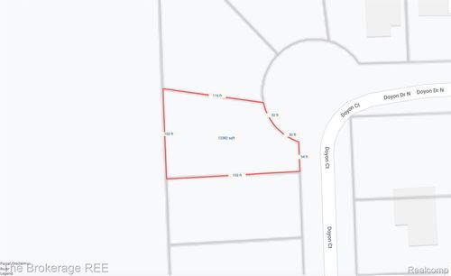 Doyon Ct Lot 16 Court, Waterford Charter Township, MI, 48327 | Card Image