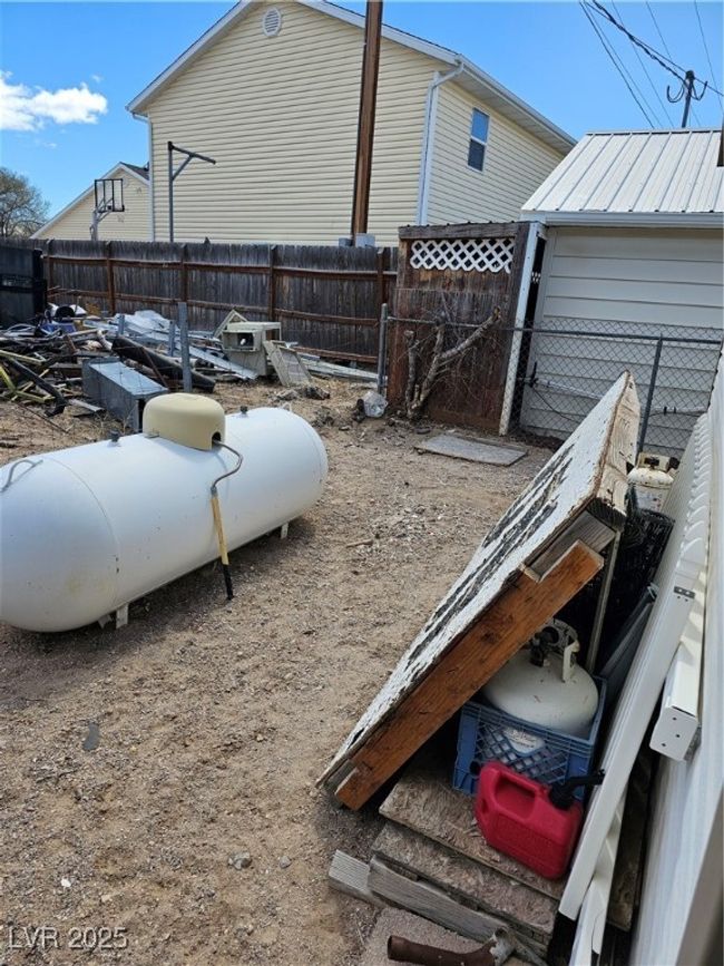 View of yard with a fenced backyard | Image 31