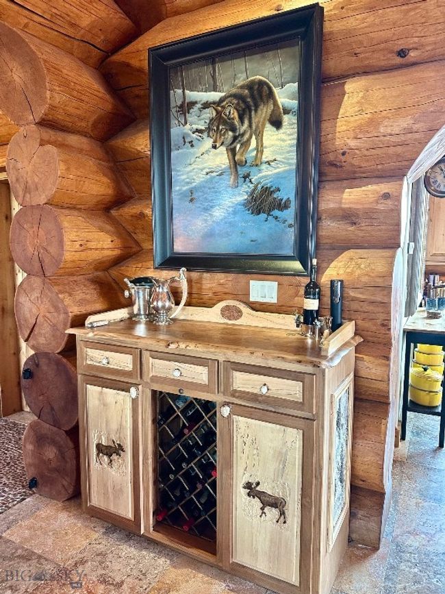 Great room to kitchen custom bar area. | Image 28