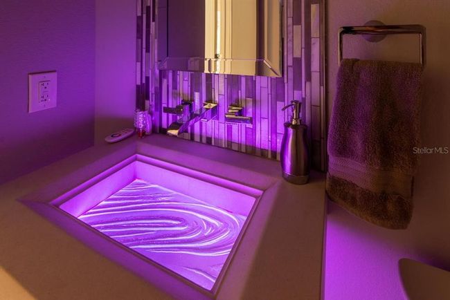 Custom led glass sink 1/2 Bath | Image 29