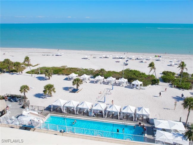 Aerial view featuring a beach view and a water view | Image 36