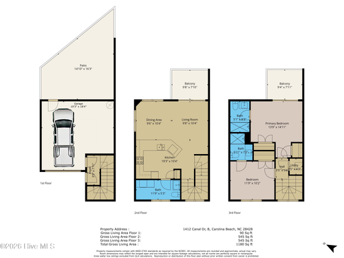 b-1412 Canal Dr, Carolina Beach, NC, 28428-5864 | Card Image