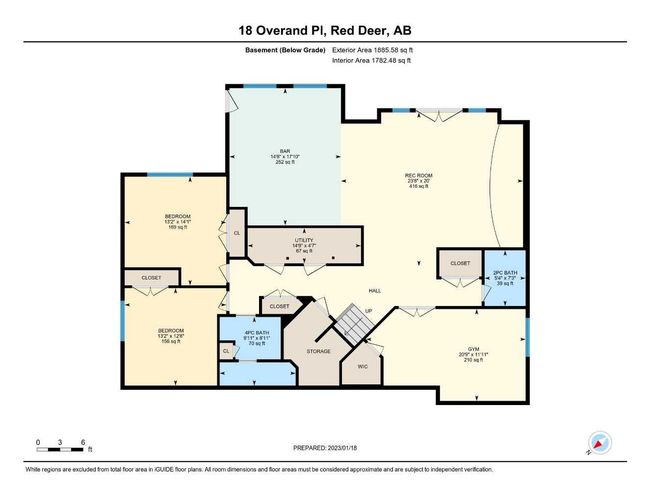 18 Overand Pl, House other with 6 bedrooms, 6 bathrooms and 4 parking in Red Deer AB | Image 50
