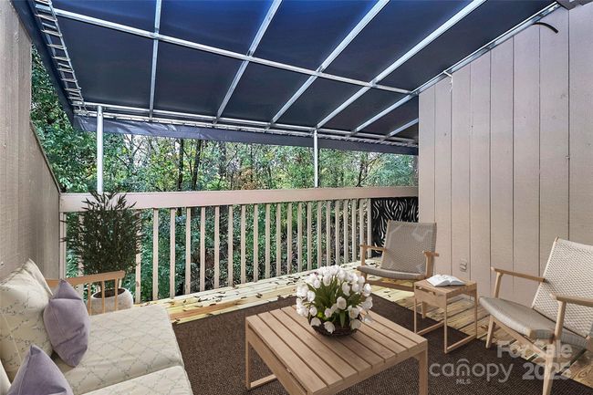Another private deck space off the kitchen & dining. | Image 19
