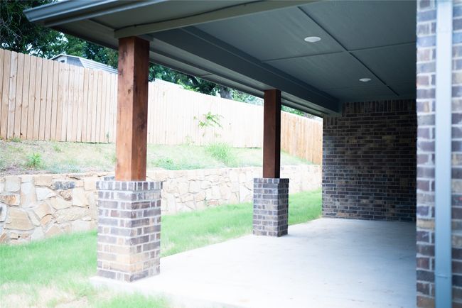 View of patio featuring fence | Image 19