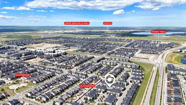 817 Skyview Ranch Grove, Townhouse with 3 bedrooms, 3 bathrooms and 2 parking in Calgary AB | Image 44