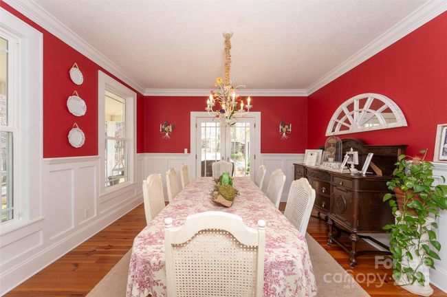 Formal Dining Room with Wainscoting; French Doors to wrap around porch | Image 5