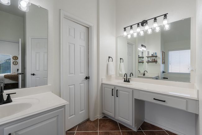 Full bathroom featuring vanity and tile patterned flooring | Image 23