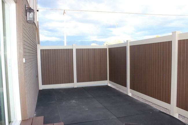 View of patio featuring a mountain view | Image 24