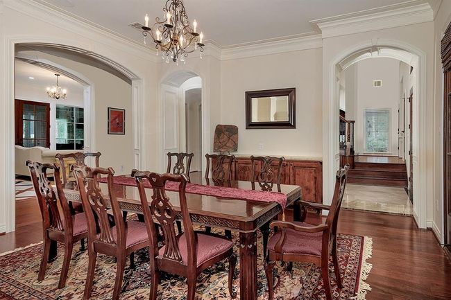 Another view of the formal dining with a built-in buffet | Image 8